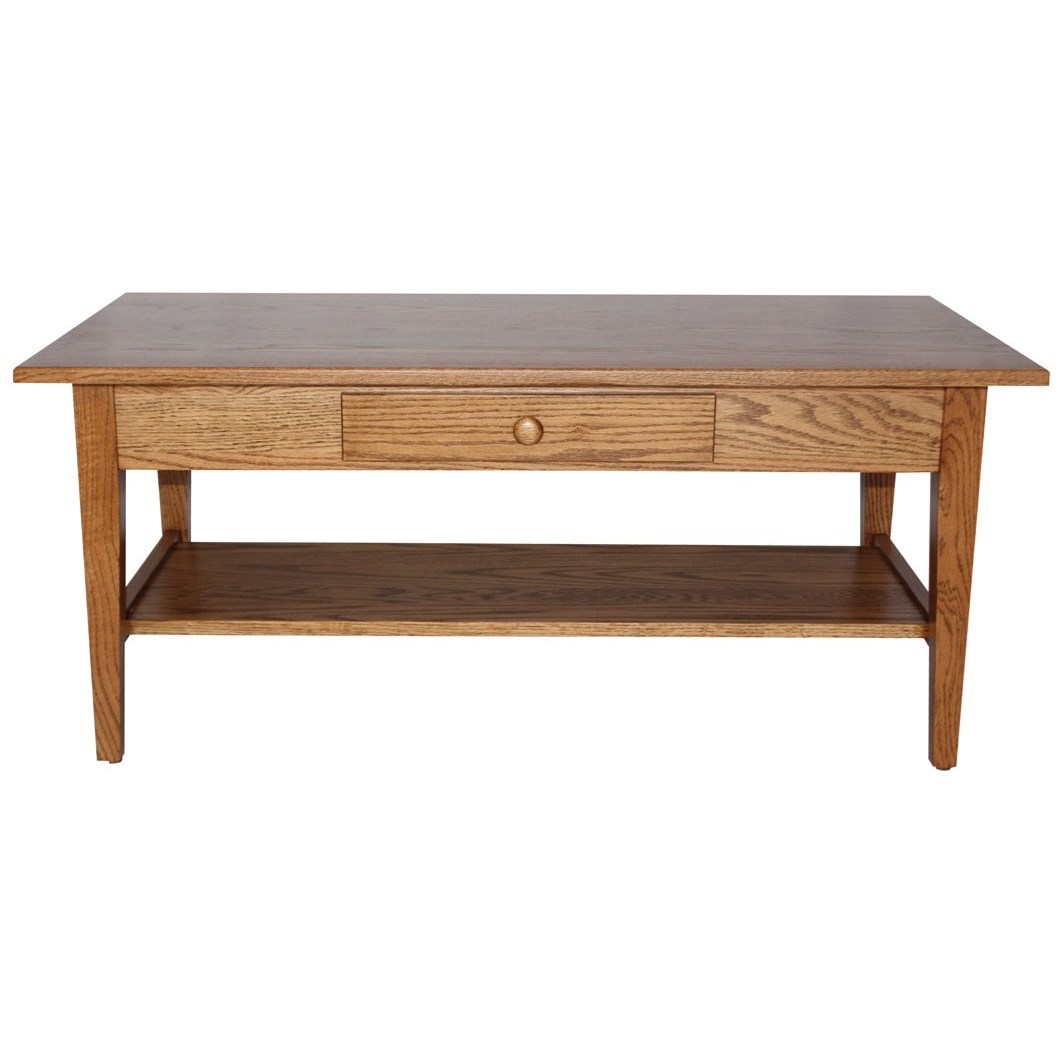 Ashery Woodworking Shaker Style Customizable Solid Wood Coffee Table